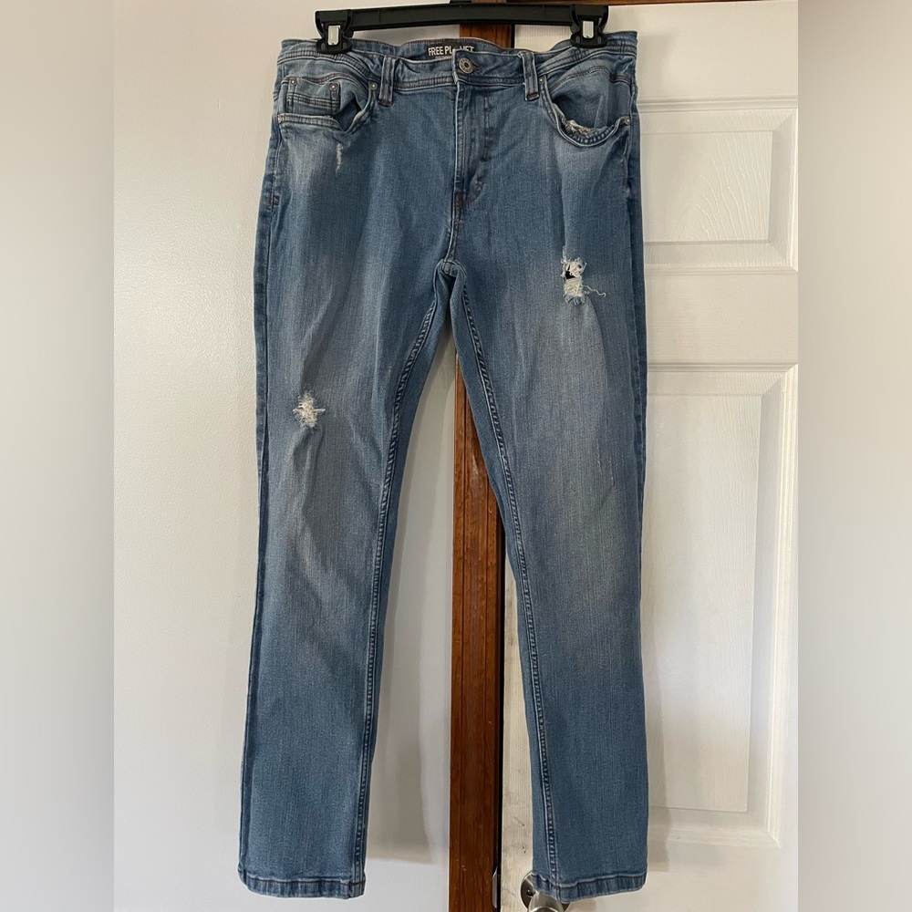 Light blue jeans